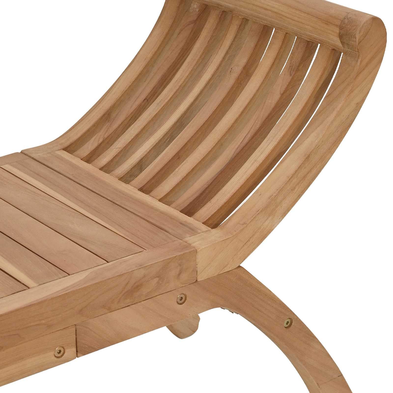 vidaXL Tuinbank 2 -Seater 126 cm Massief Teakhout Naturel