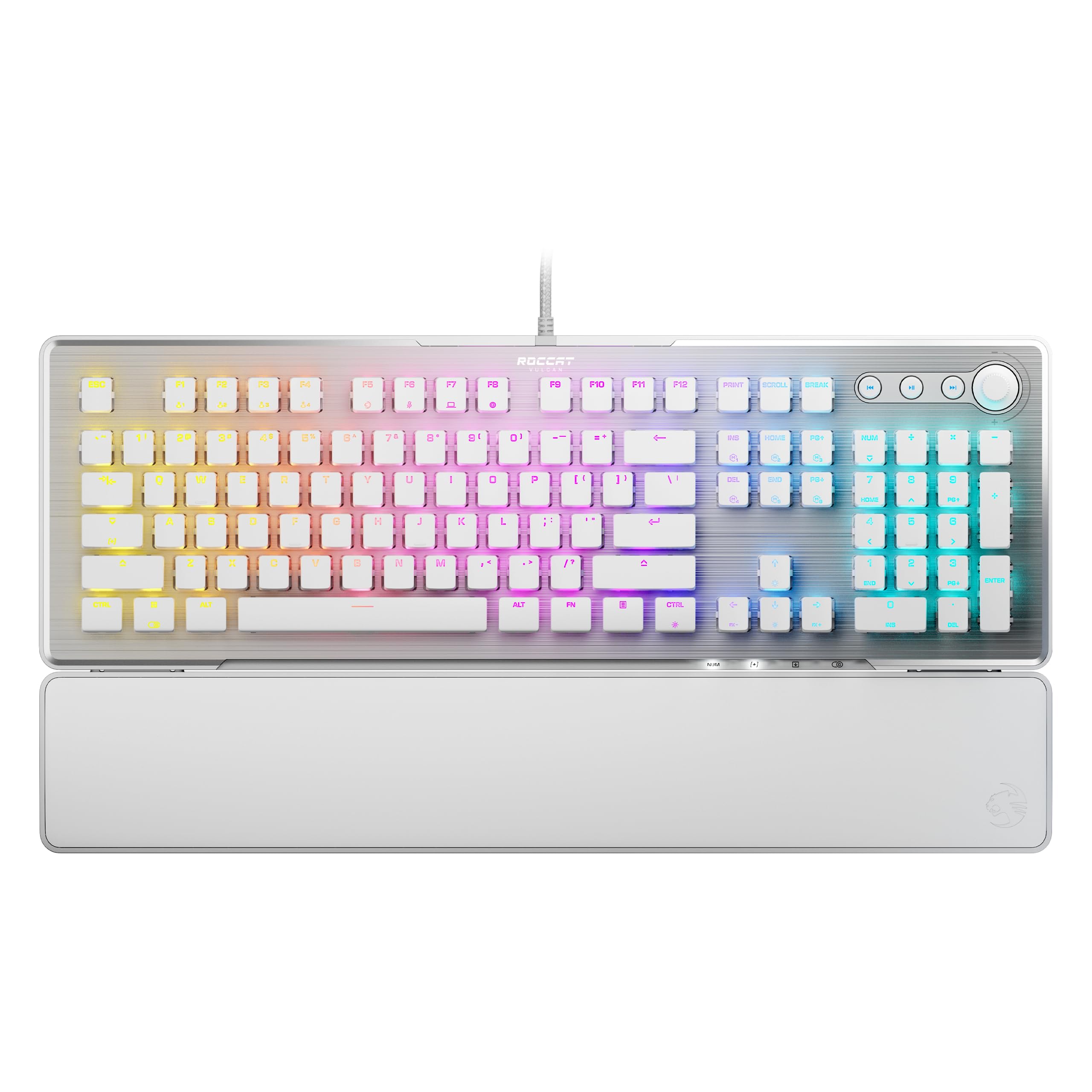 Amazon.co.jp: ROCCAT ゲーミングキーボード Vulcan II ホワイト/白 US 