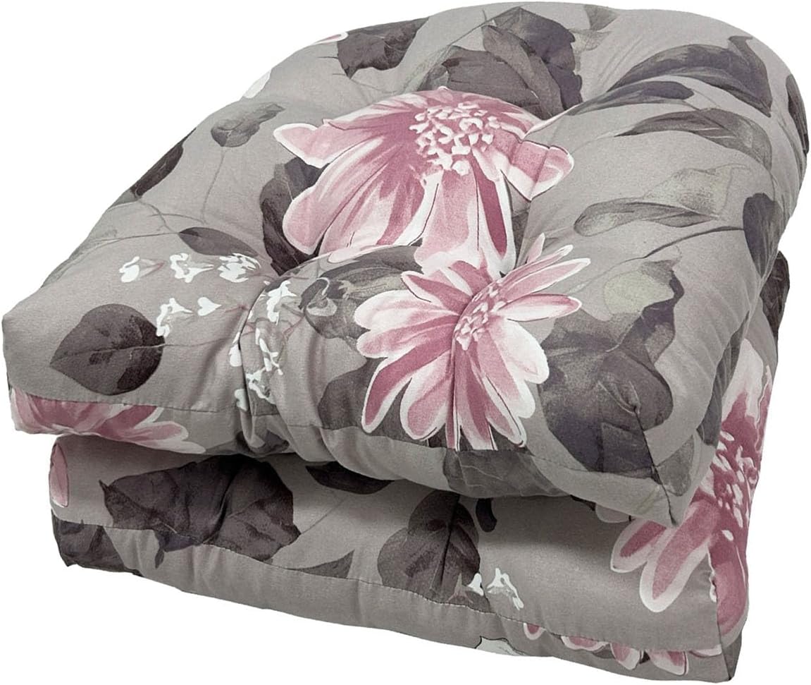of 2 All Weather Swing Cushions for Porch with Sturdy Fabric Pair of Porch Swing Cushions Suitable