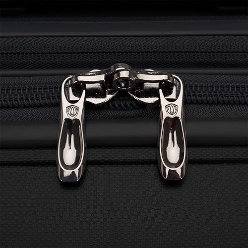 Miniatura 8 de Maleta giratoria Pagosa de Traveler's Choice, ampliable, de carcasa dura indestructible, Negro, Carry-on 22-Inch