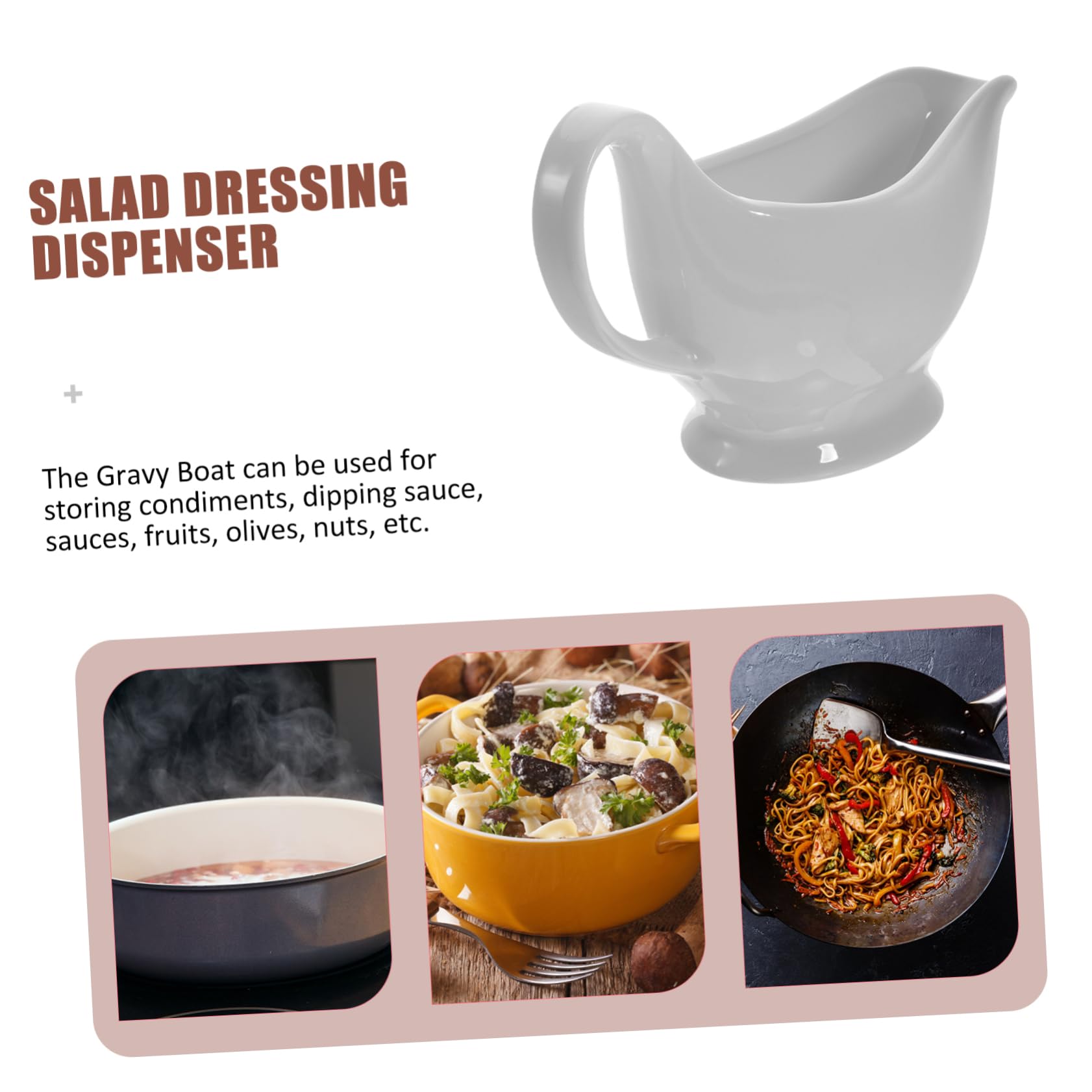 Cabilock Gravy Container Small Fancy Modern Porcelain Serving Shape Milk Boat Serve Sauce Syrup Pitcher Cream Sugar Dish Creamer Pitcher Syrup Container Condiment Bowl White Ceramics