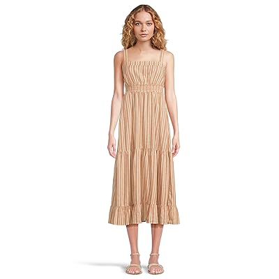 Toad&Co Taj Hemp Tiered Midi Sleeveless Dress Women