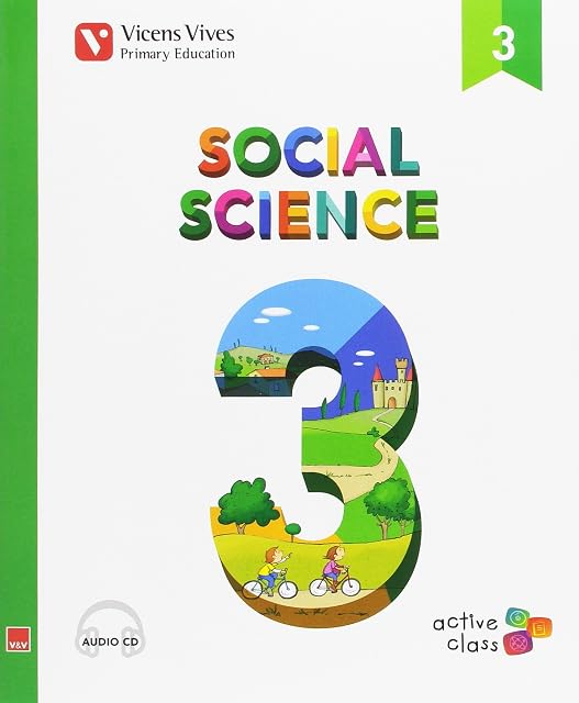 Portada de Social Science 3º Educacion Primaria +Cd Andalucia 15 Aula Activa