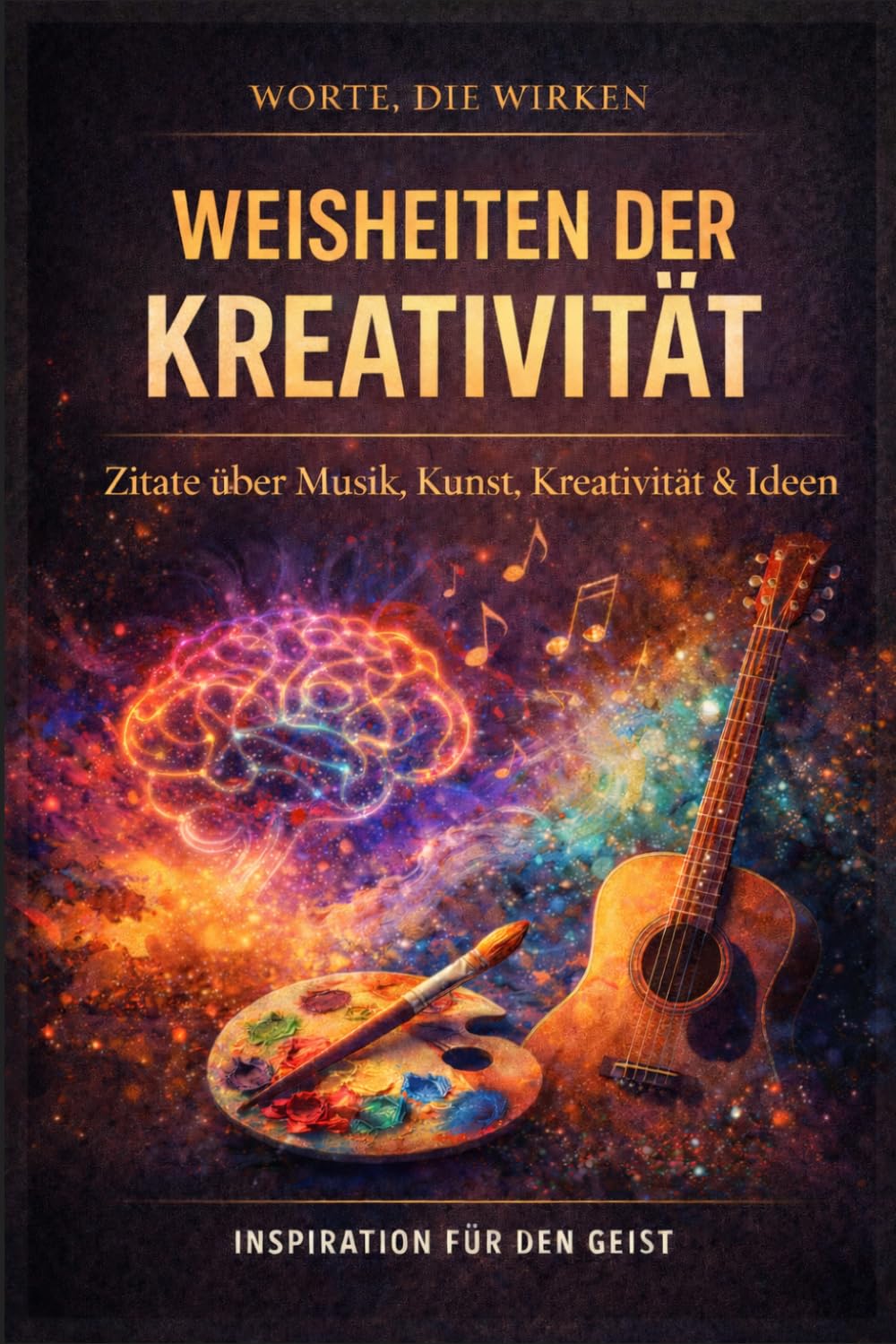 Weisheiten der Kreativität: 120 Zitate mit Reflexionsseiten über Musik, Kunst, Ideen und Kreativität (Worte, die wirken)