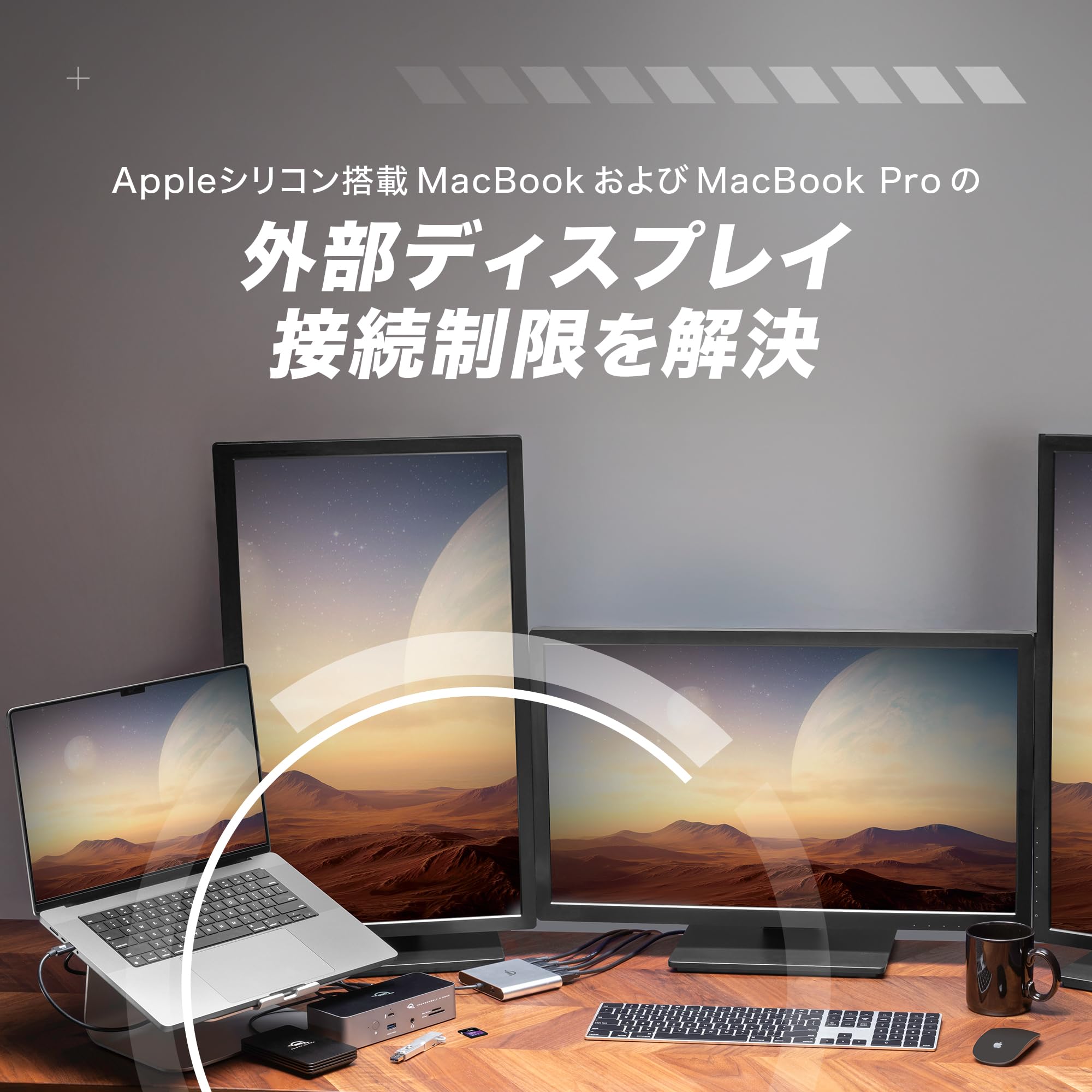 OWC USB-C Quad HDMI 4KアダプターDisplayLink対応 Amazon.co.jp: 【OWC直営】 OWC USB-C Quad HDMI 4K Display Adapter
