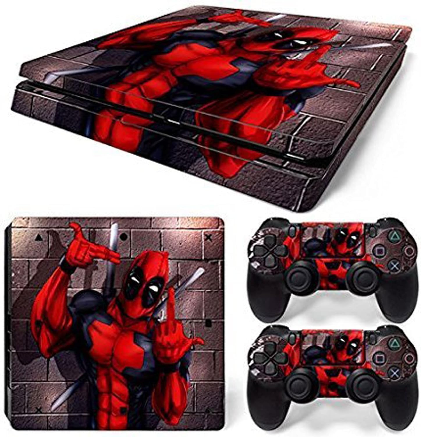 Khushi Decor Dad Pool King Theme 3M Skin Sticker Cover for PS4 Slim and 2 Controllers for Video Game (B0CVF1PLB1) Amazon Price History, Amazon Price Tracker