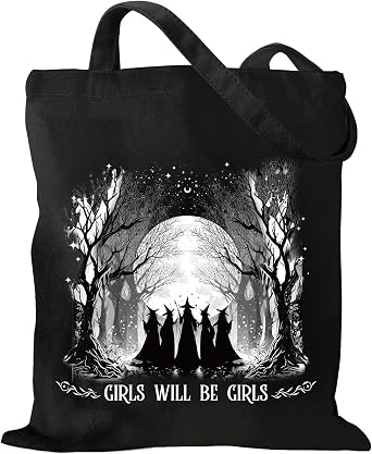 Witchy Gifts for Women - Witch Gothic Cotton Tote Bag