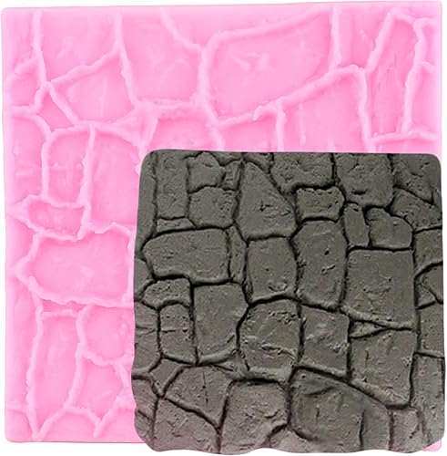 Miniatura 11 de Moldes de silicona para corteza de árbol de grano de madera, textura de corteza de árbol, molde de fondant para decoración de tartas, decoración de