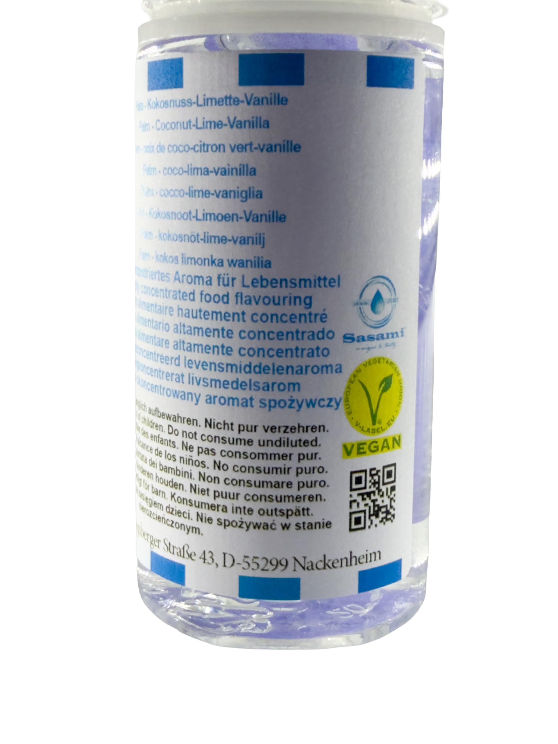 Palm - cocco-lime-vaniglia aroma concentrato - vegano - Sasami - 100ml