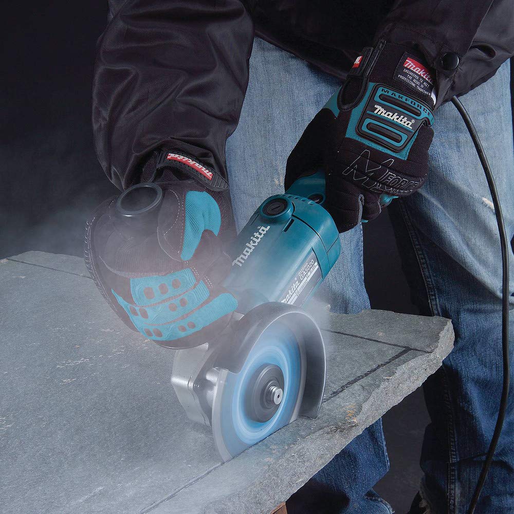 Makita GA5020 - Amoladora angular SJS de 5 pulgadas, con interruptor CA/CC, color azul