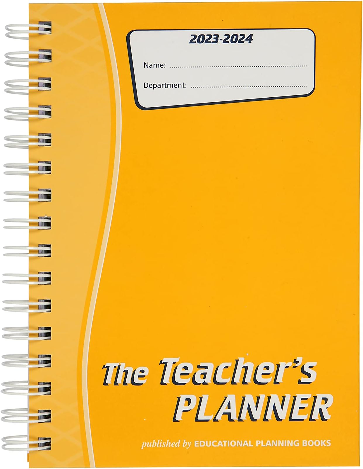 EDUCATIONAL PLANNING BOOKSThe Teachers Planner 2025-26 | (A5, 6 Periods) | Page-a-Day & Undated, with Dedicated Pages for Year Planning, Exams, Marking, Contacts, and more - Yellow (TP9-Y)