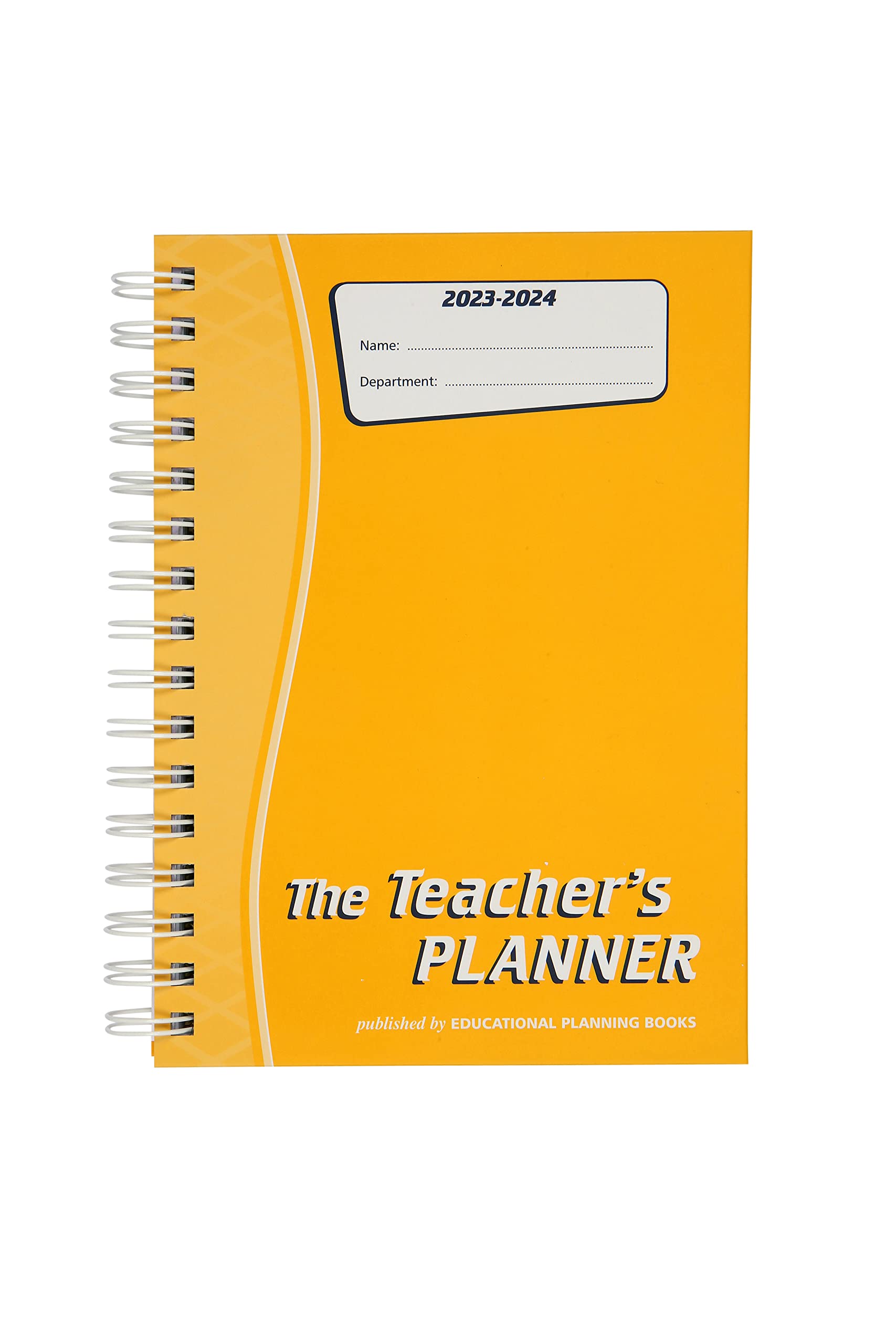EDUCATIONAL PLANNING BOOKSThe Teachers Planner 2025-26 | (A5, 6 Periods) | Page-a-Day & Undated, with Dedicated Pages for Year Planning, Exams, Marking, Contacts, and more - Yellow (TP9-Y)