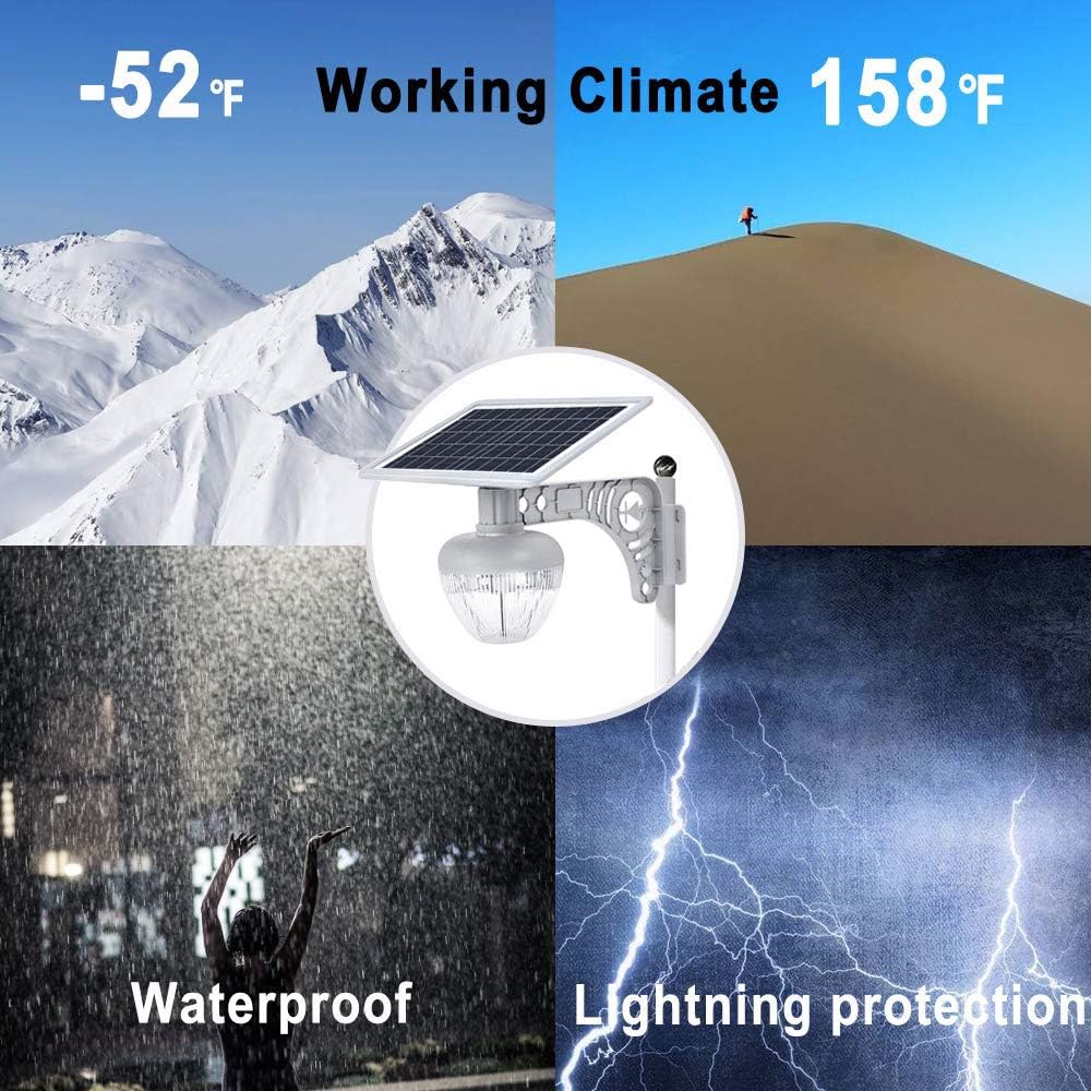 Black Friday - 80% OFF ECO-WORTHY 2700LM LED Solar Street Flood Lights Outdoor Lamps, Solar Garden Lights All-in One Wireless Dusk to Dawn with 18 W Solar Panel, Solar Motion Sensor Landscape Light for Villa, Lawn, Street