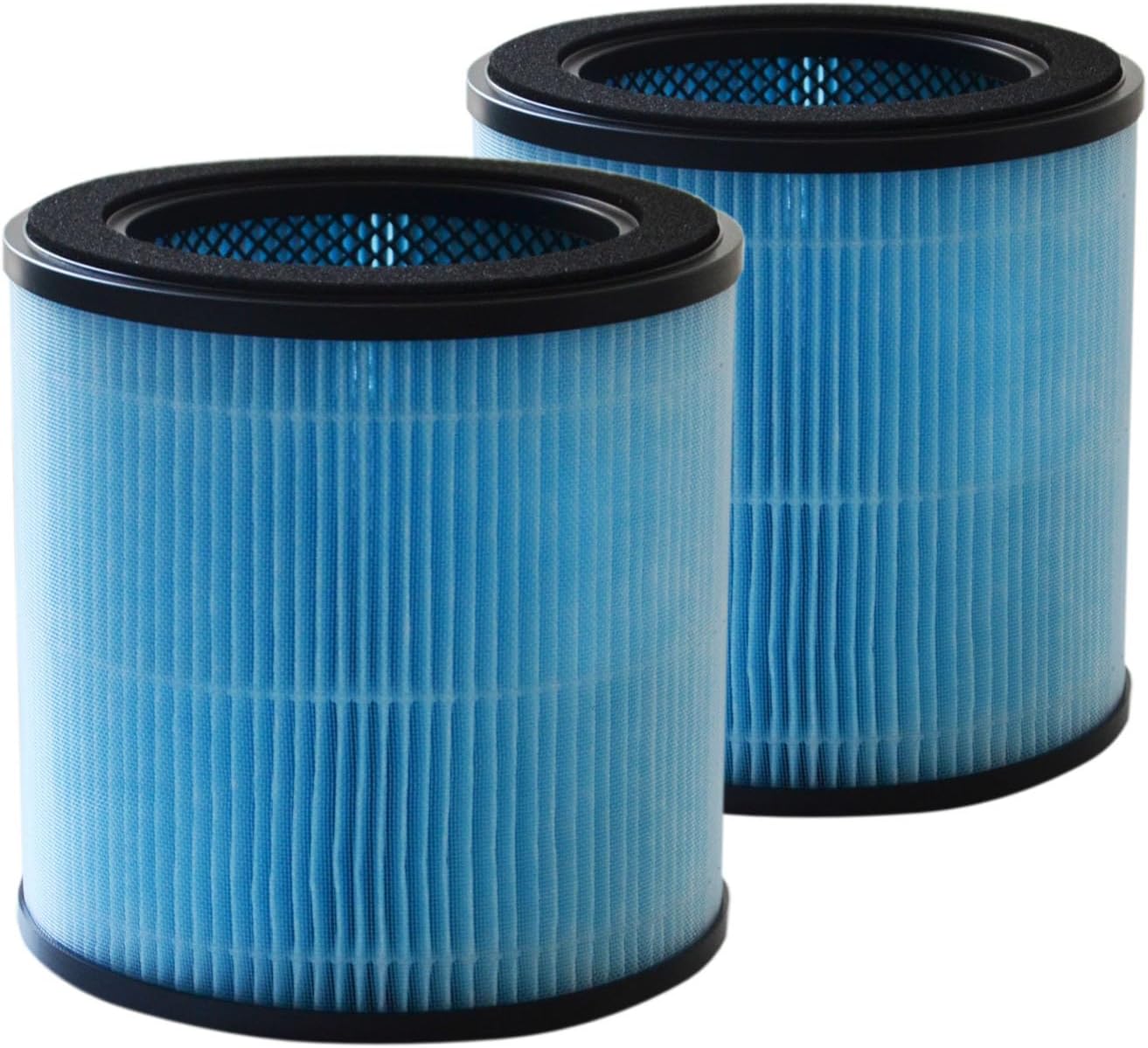 PUREBURG Replacement Filter Compatible with AIRTOK AP0601 Air Purifier AP0601-RF,2-Pack H13 HEPA Activated Carbon 3-Stage Filtration Air Clean Dust VOCs Odor