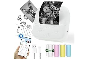 Mini Printer Sticker Maker: Unleash Kids' Creativity with Effortless Sticker Printing