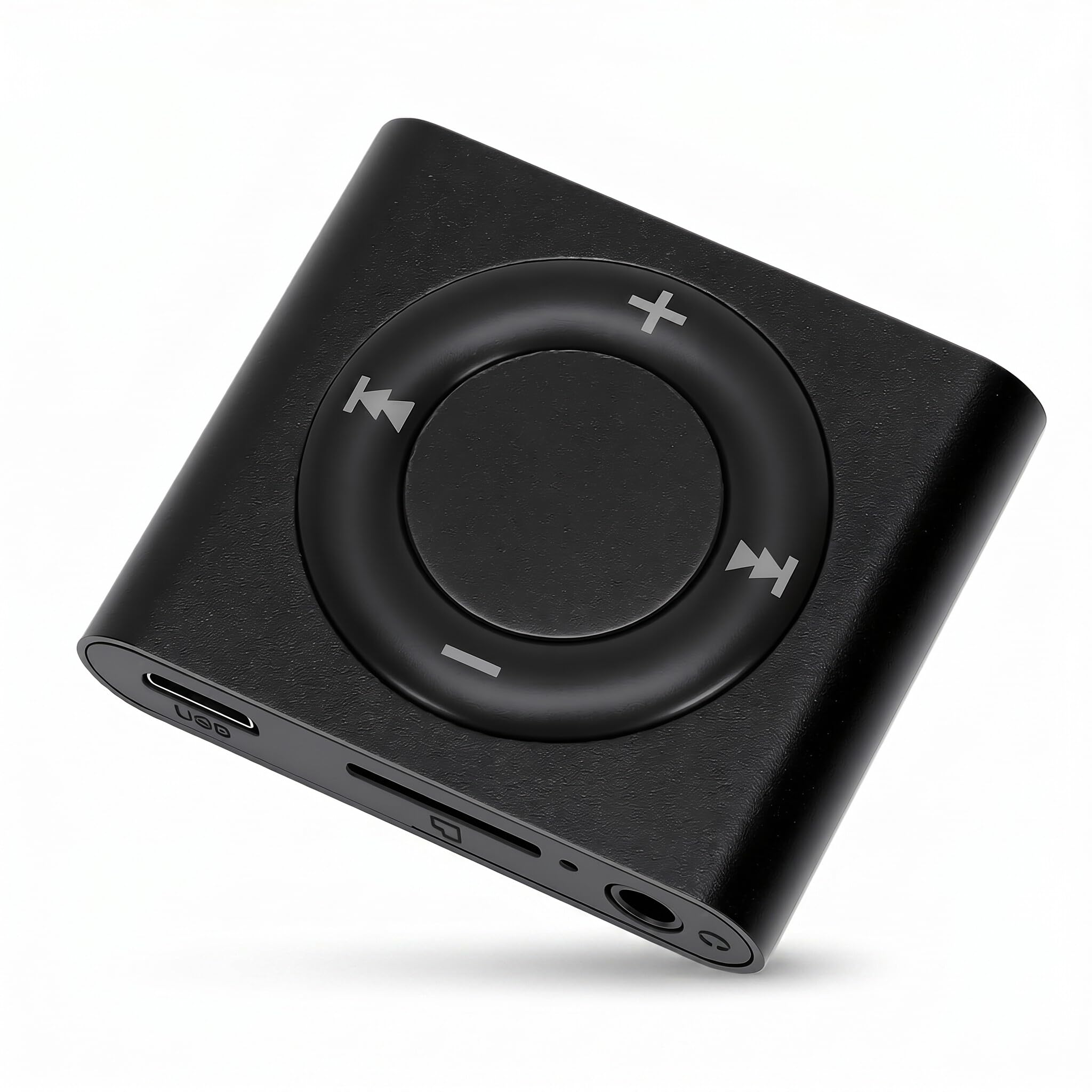 Pomya MP3 Player, Portable HiFi Audio Player with Built in Speaker, Long Battery Life, Compact Metal Body, Support Memory Card for Students and Sports (Black)-image-42