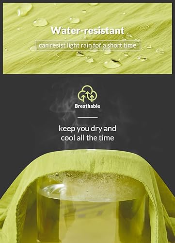 Miniatura 4 de baleaf Chaqueta de ciclismo para mujer, ligera, UPF40+, cortavientos, resistente al agua, cremallera completa, manga larga, correr, senderismo