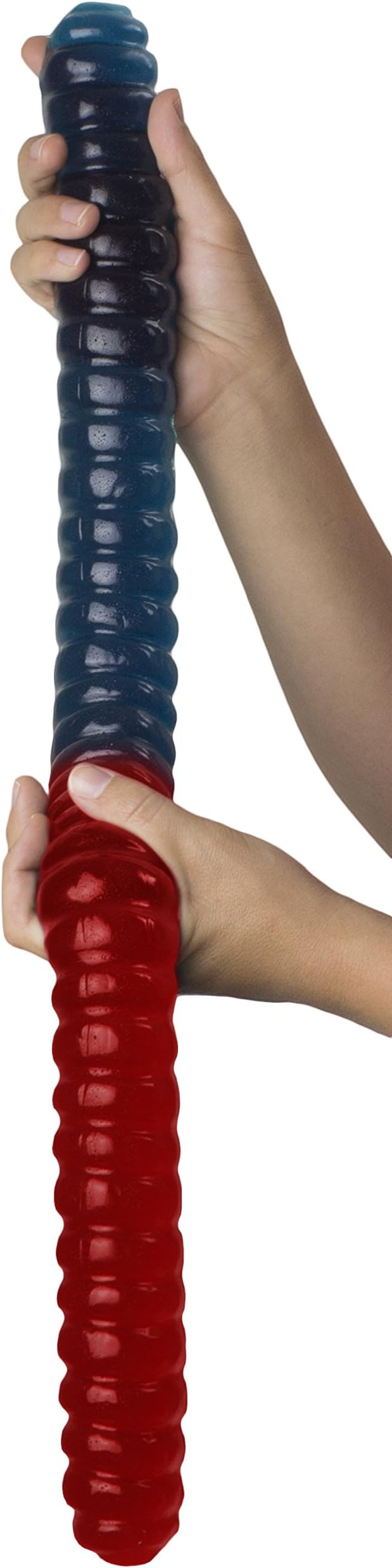 World's Largest GUMMY WORM- Cherry/Blue Raspberry