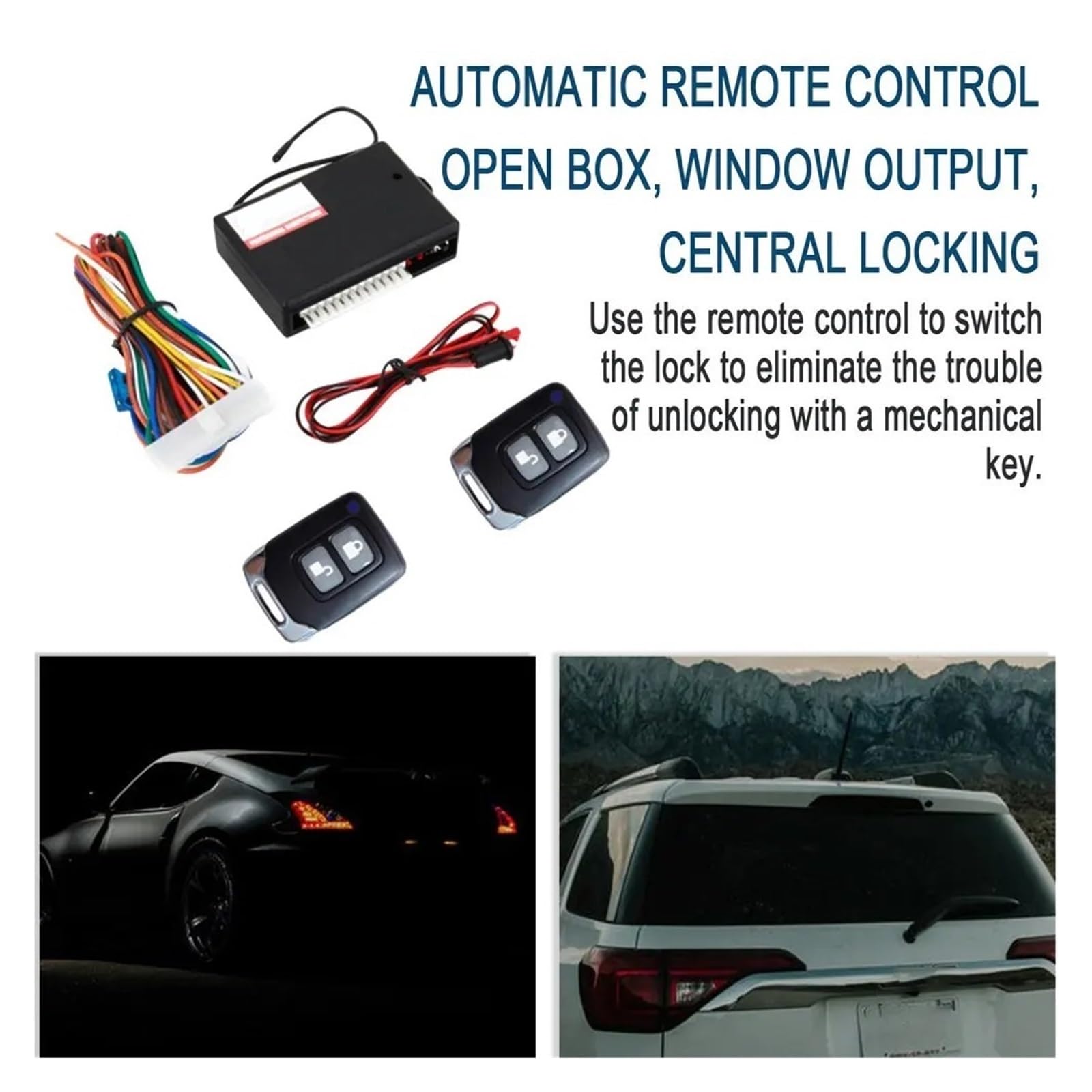 Zdalny Centralny Zamek Samochodowy System Bezkluczykowy Zdalne Sterowanie Samochodowe Systemy Alarmowe Z Zestawem Auto Remote Central