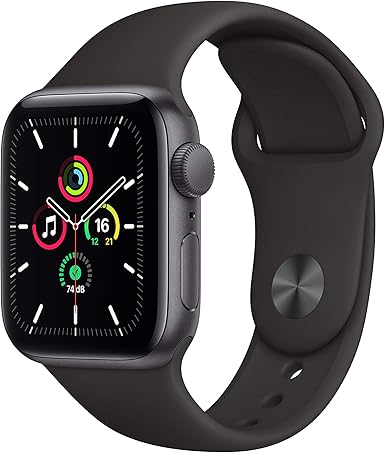 2020 Apple Watch SE (GPS, 40 mm) Aluminiumgehäuse Space Grau, Sportarmband  Schwarz : Amazon.de: Elektronik \u0026 Foto