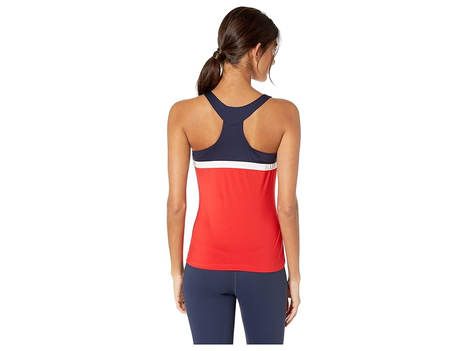 

Fila Heritage T-Back Tank Top (Chinese Red/Navy/White) Women's Sleeveless