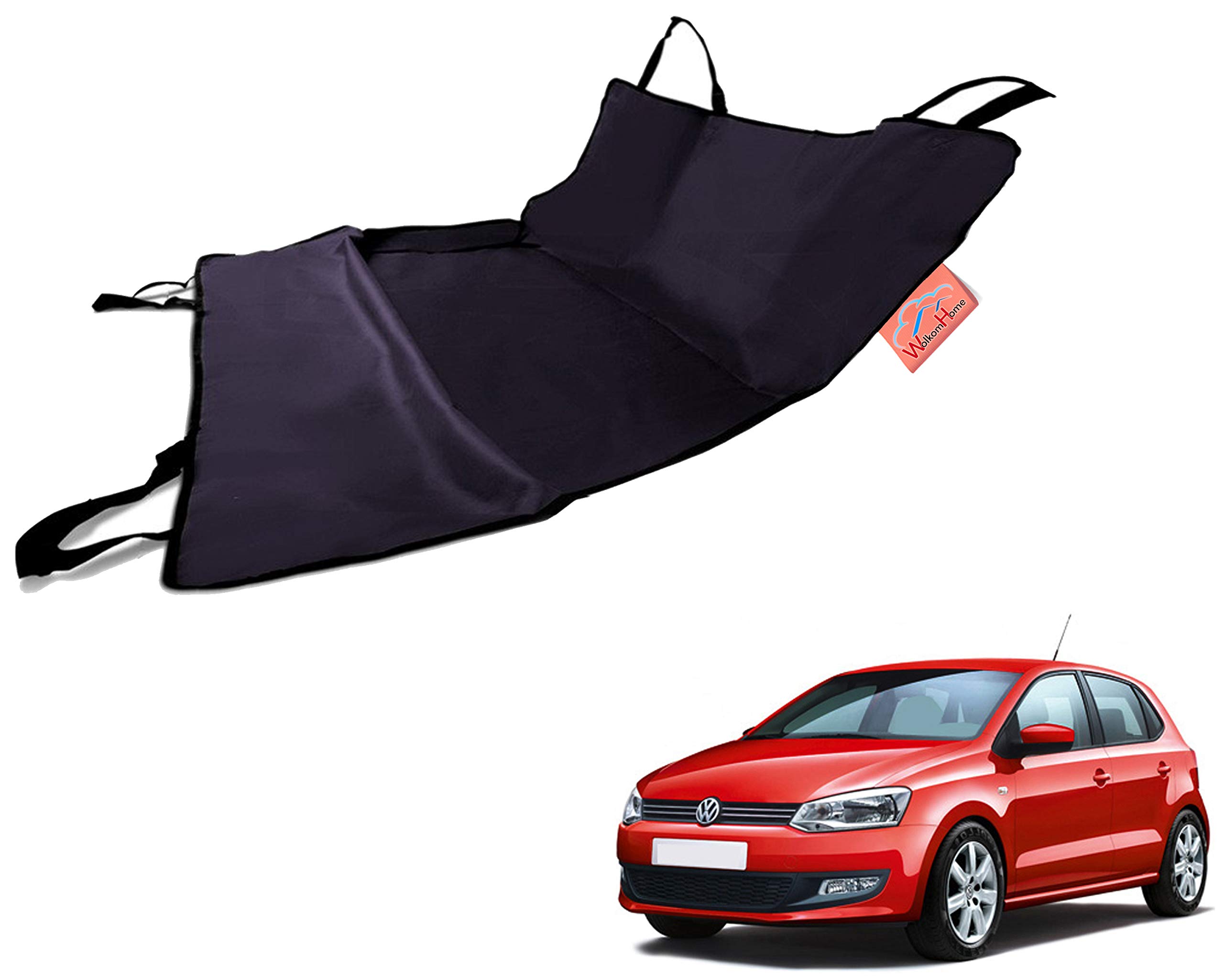 WolkomHome 100% Waterproof Car Pet Rear Seat Cover Dog Hammock Make Black Red for Volkswagen Polo (B0865RMSZD) Amazon Price History, Amazon Price Tracker