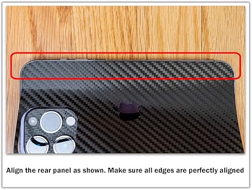 Miniatura 3 de SopiGuard Adhesivo para iPhone 14 Pro, envoltura de cuerpo completo, precisión de borde a borde (gris plomizo mate)