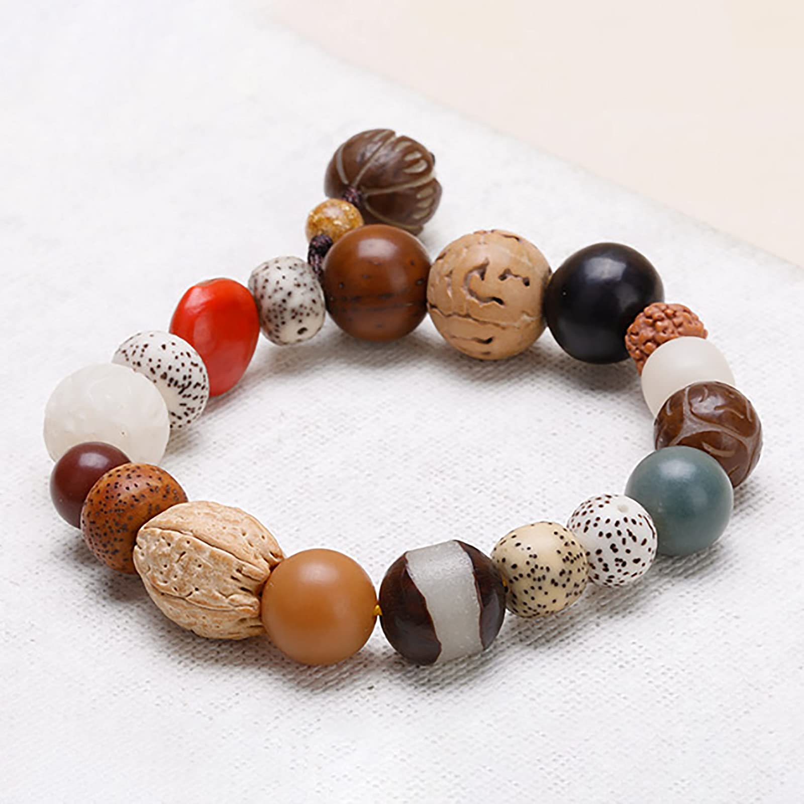 Mala-Perlen Achtzehn Bodhi-Samen-Armband for Männer und Frauen, Yoga-Meditationsperlen-Armband, Handgelenk-Zubehör, B