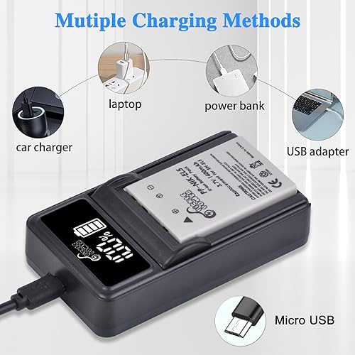 Miniatura 6 de Pickle Power Batería EN-EL5 y cargador USB LED MH-61 para Nikon Coolpix 3700, 4200, 5200, 5900, 7900, P3, P4, P80, P90, P100, P500, P510, P520,