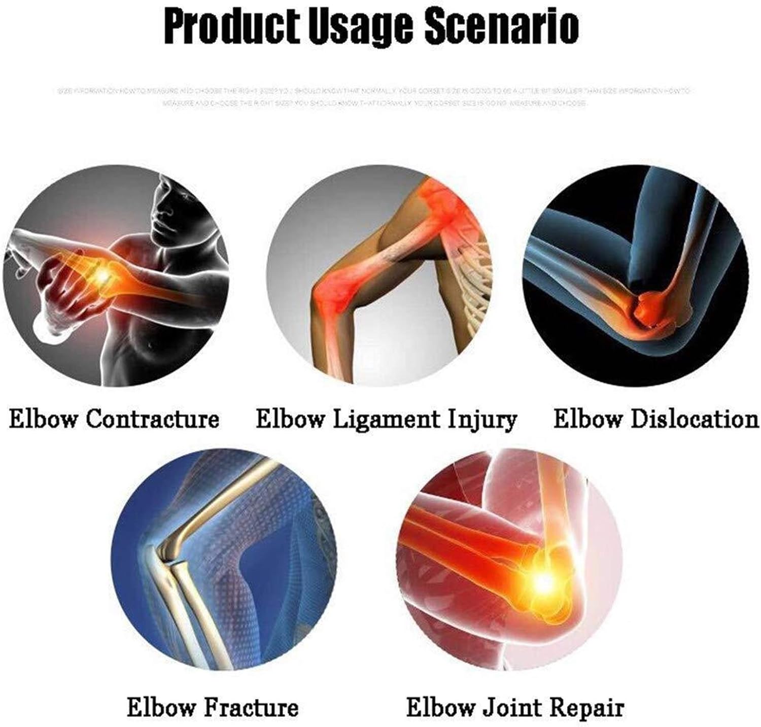 Elbow Joint Braceelbow Joint Brace Hinged Elbow Orthosis Brace Support Post Op Injury Recovery Orthosis Adjustable Range of Motion,Left