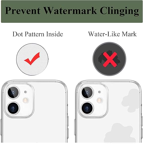 Miniatura 8 de Unov Case Compatible with iPhone 12 iPhone 12 Pro Case Clear with Design Slim Protective Soft TPU Bumper Embossed Pattern 6.1 Inch (Sierra Mountains)