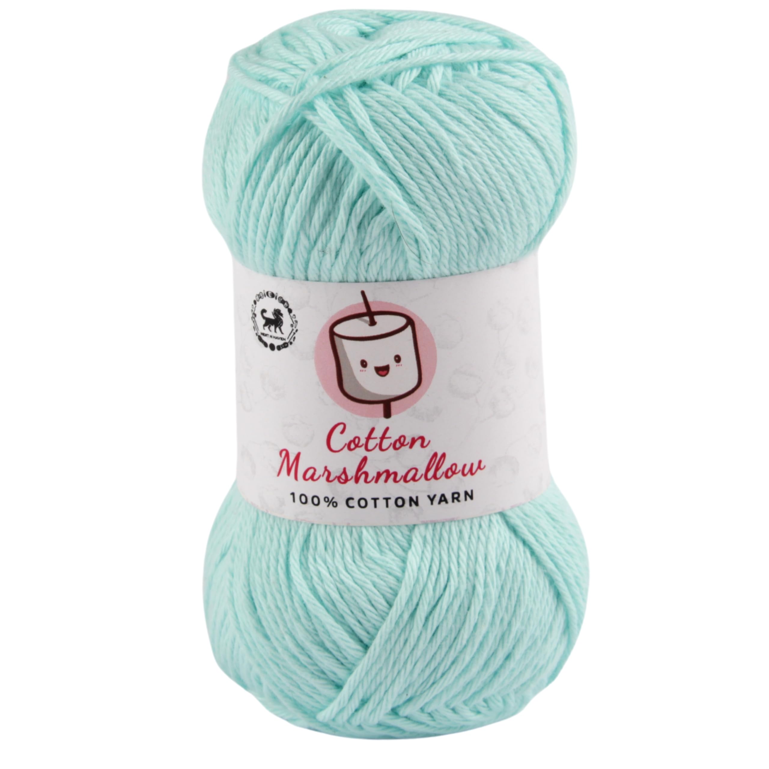 NESTNHAVEN Cotton Marshmallow 100% Cotton Yarn - (50 g, 130 m) - Luxury Yarn for Crochet, Amigurumi, Embroidery, Toys, Garments, Flowers and Hobby Projects (Light Turquoise) (B0D3NSDK9R) Amazon Price History, Amazon Price Tracker