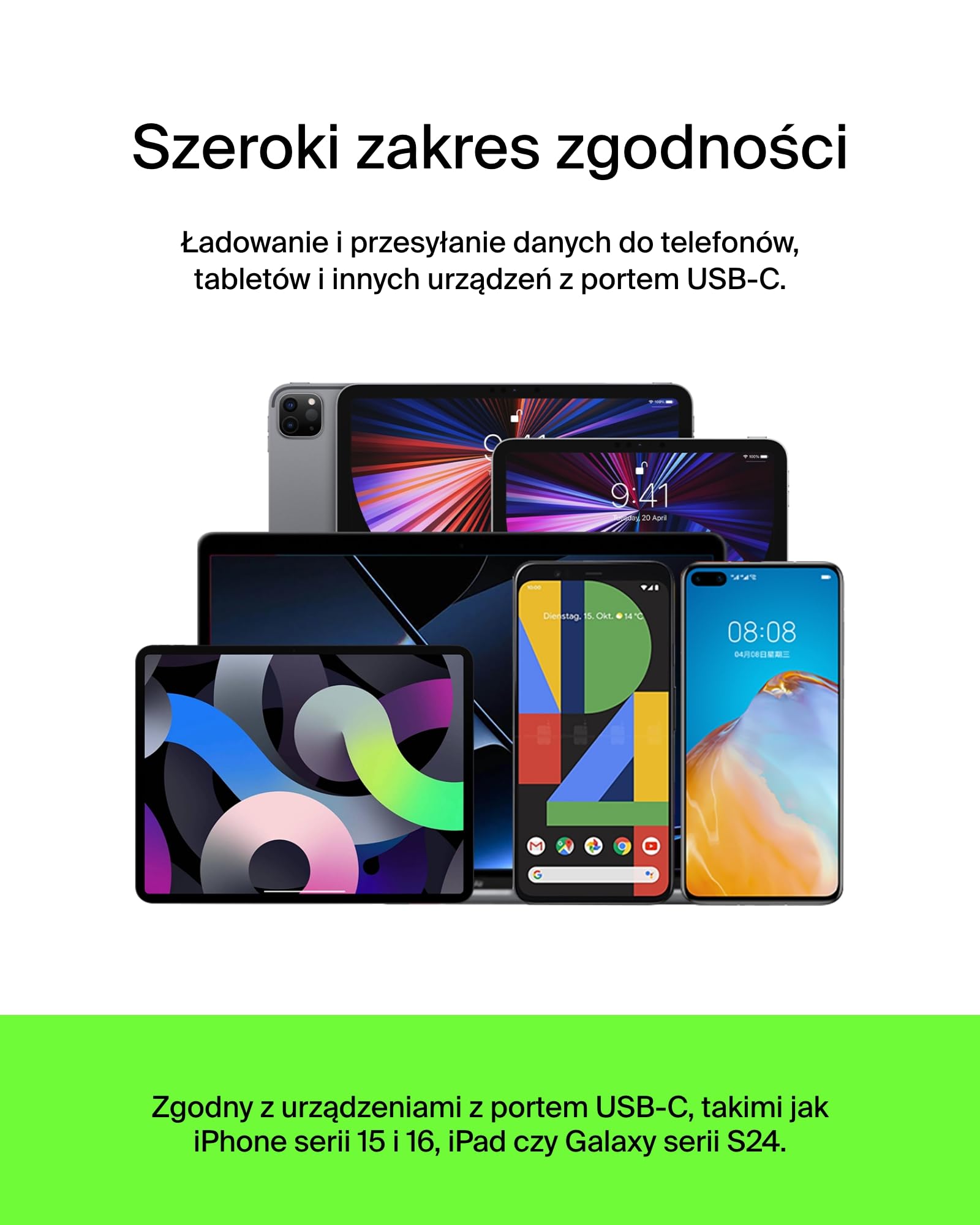 Belkin BoostCharge Kabel USB-C, kabel USB-C do USB-A, kabel USB C do iPhone 15, Samsung Galaxy S24, S23, Note, Google Pixel, iPad Pro, iPad Mini, Nintendo Switch i innych urządzeń, 15 cm – czarny
