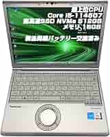 Amazon.co.jp: 【整備済み品】ノートPC CF-SV1 レッツノート i5
