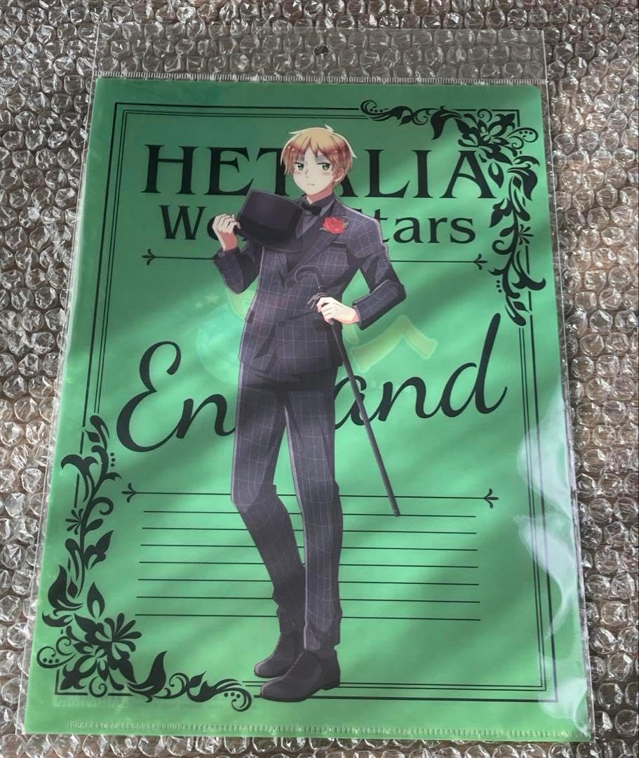 ヘタリア　ブラックフォーマル　イギリス ヘタリア ブラックフォーマル アニメイトフェア クリアファイル