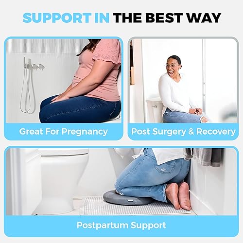 Miniatura 3 de Almohada de inodoro para personas mayores, discapacitadas, discapacitadas, embarazadas y posparto, almohada de inodoro para personas con lesiones de