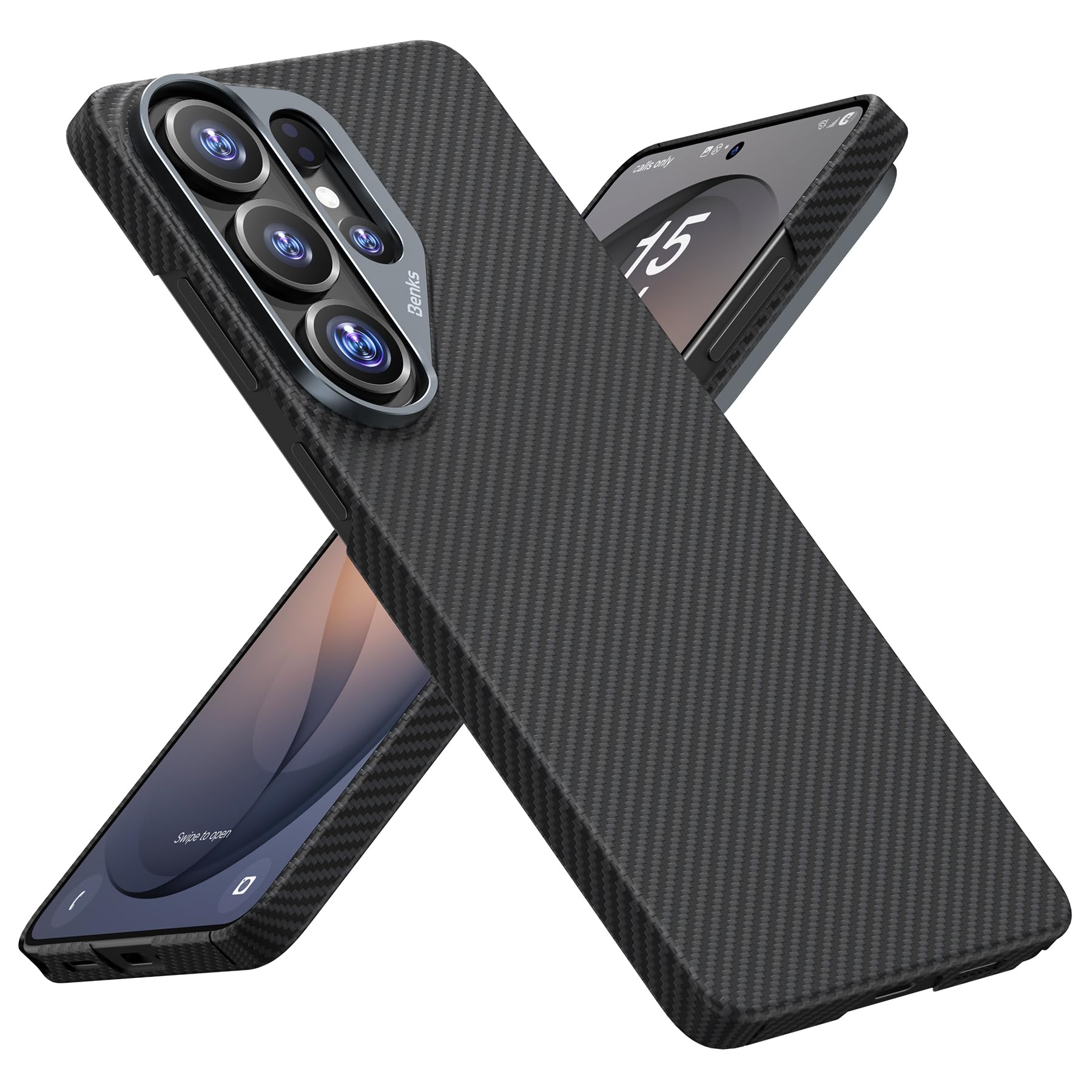 BENKS Hülle für Samsung Galaxy S26 Ultra Kevlar Slim Dünn Case mit Magsafe | Ultradünne und Leichte, Aus DuPont Kevlar Aramidfaser, Mit Kameraschutz, Bequemer Griff
