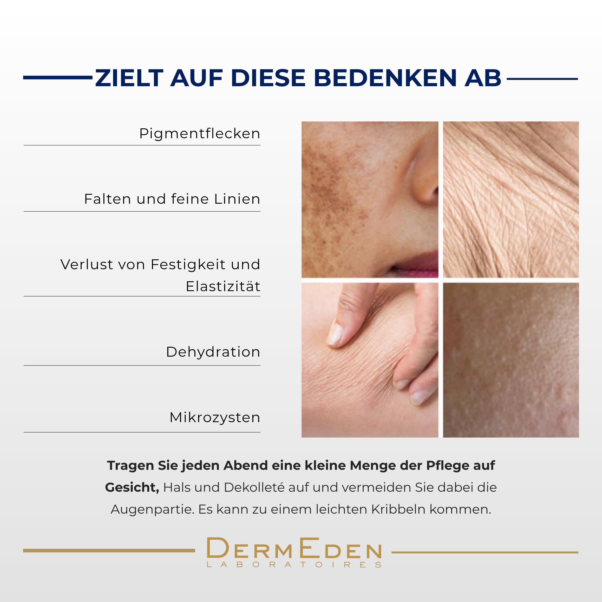 DermEden - Regenerierende Nachtcreme 50 ml - Fördert die Zellerneuerung für eine prallere, straffere und glattere Haut - Feuchtigkeitsspendend mit Peeling-Effekt - Französische Herstellung
