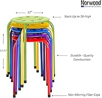 Vista 3 de Norwood Taburetes apilables para muebles comerciales (paquete de 5) y compuesto de modelado Play-Doh, paquete de 36 cajas
