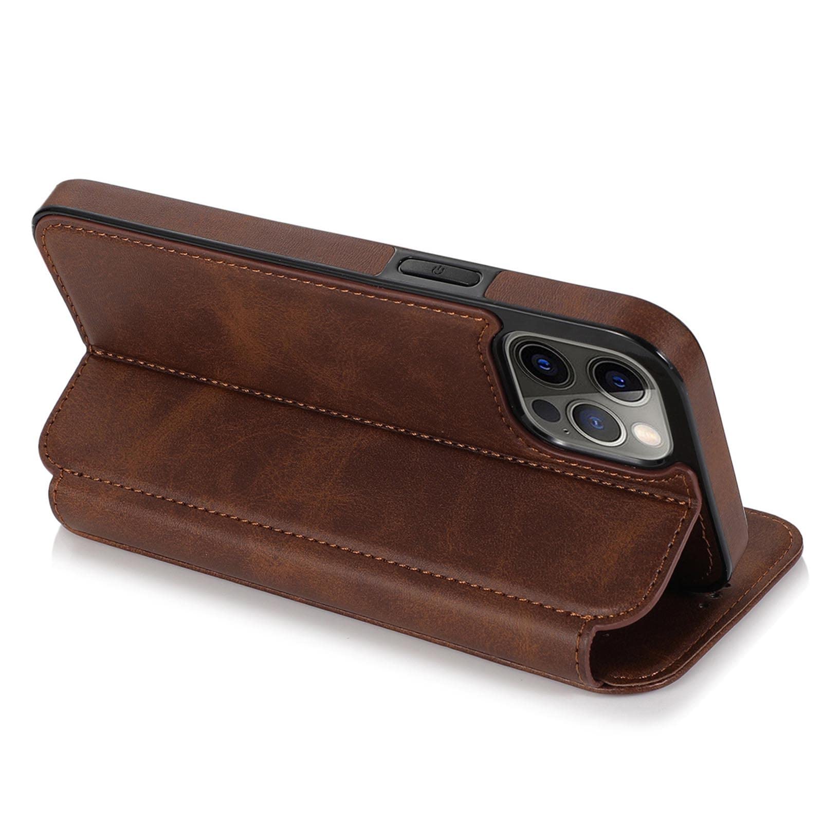EYZUTAK Custodia A Portafoglio In Pelle PU Per IPhone 11 Pro - Con Supporto, Slot Per Carte E Chiusura Magnetica - 4