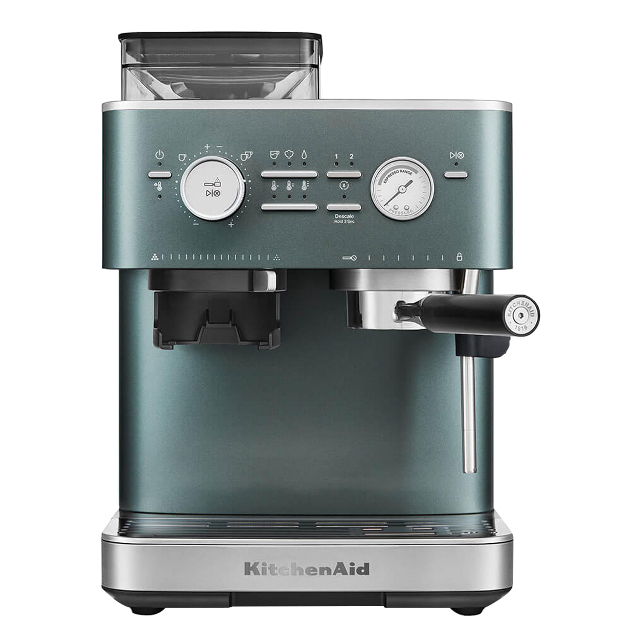 KitchenAid 5KES6551, machine à expresso semi-automatique, broyeur conique, 2,5 L