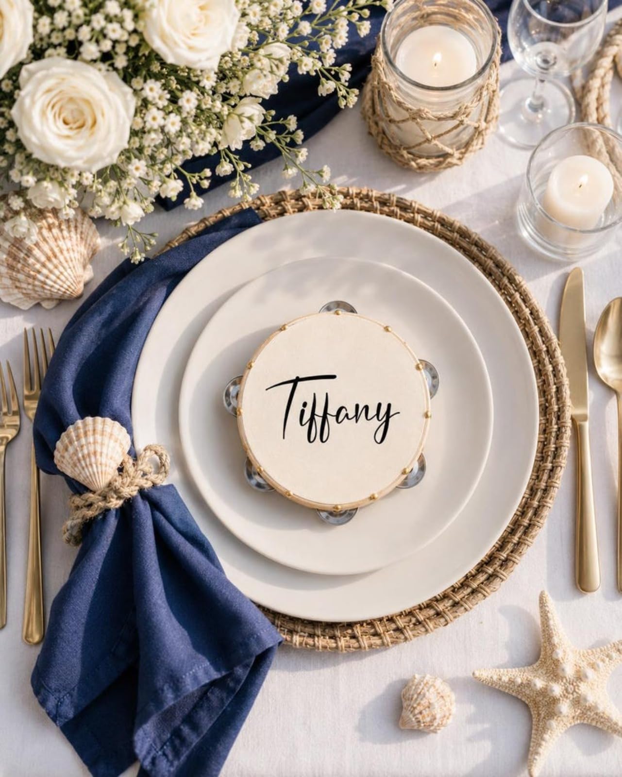 Panderetas de boda personalizadas con nombre y logotipo, mini panderetas para boda, piel de oveja para niños y adultos, tarjetas de lugar de boda, pandereta para iglesia, recuerdos de boda para