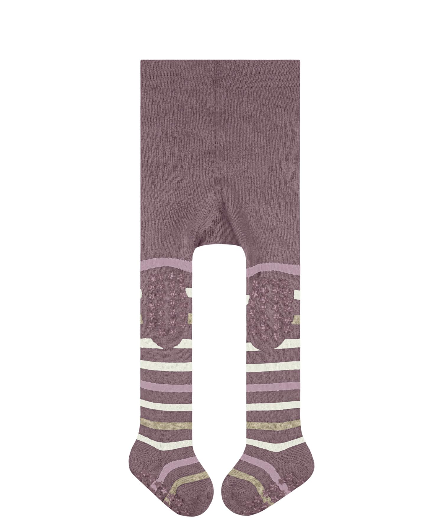 FALKE Unisex Baby Multi Stripe Strumpfhose atmungsaktive Baumwolle rutschhemmende Noppen an Sohle und Knien komfortabel Plüsch hautfreundlich flache Naht gegen Druckstellen 1 Stück