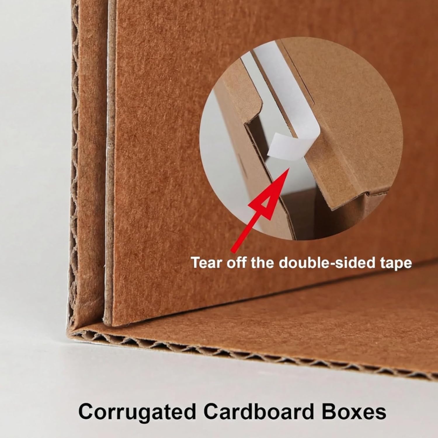 Schliersee Moving Boxes Set of 7, 13.4x13x13 Brown Square Corrugated Record Boxes Reinforced Handles with Removable Lid for Storage, Packaging, Moving, Carrying