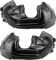 TRQ Front Inner Fender Liner Set for 2014-2018 Jeep Cherokee - Driver & Passenger Sides, Type 1 Fenders, No Off-Road Pkg