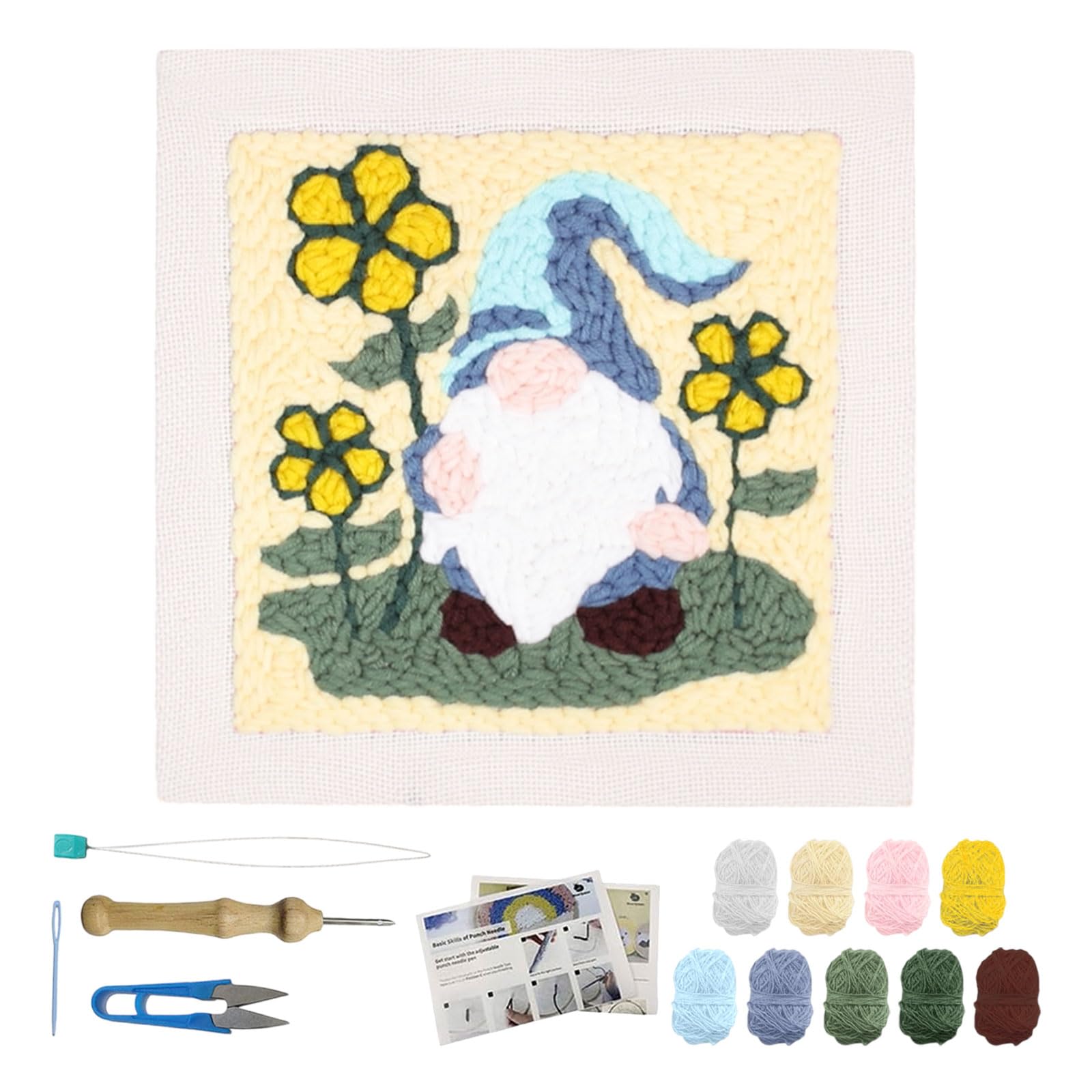 Amazon.com: FREEBLOSS DIY Punch Needle Kit Gnome Punch Needle