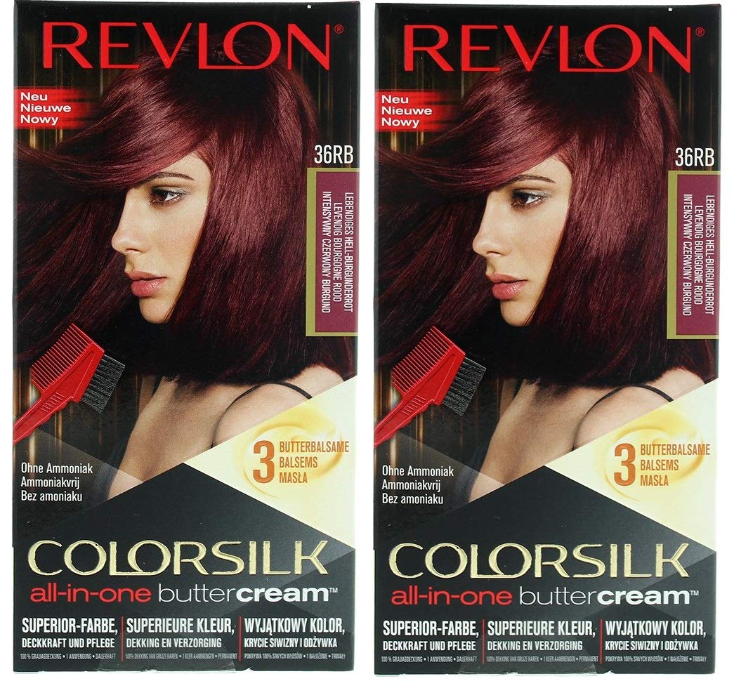 Luxurious Colorsilk Buttercream Vivid Colors Red Hair Colour 2 PACK