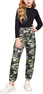 Girls 2 Piece Outfits Long Sleeve Pullover Jogger Pants Fall Winter Sweatsuits Tracksuit with Pockets for Kids
