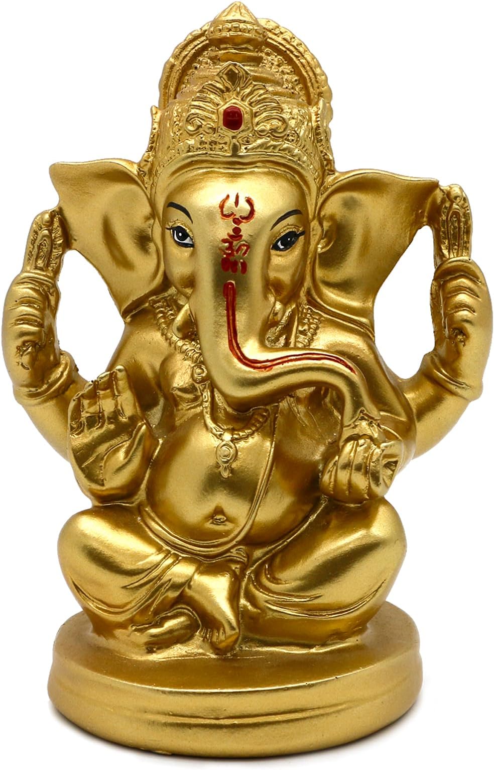 5 inchs Ganesha Statue - Gold
