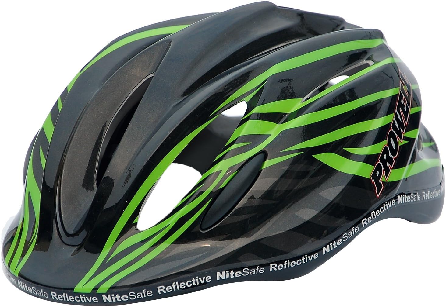Prowell K800 Child cycle helmet (Black/Green)
